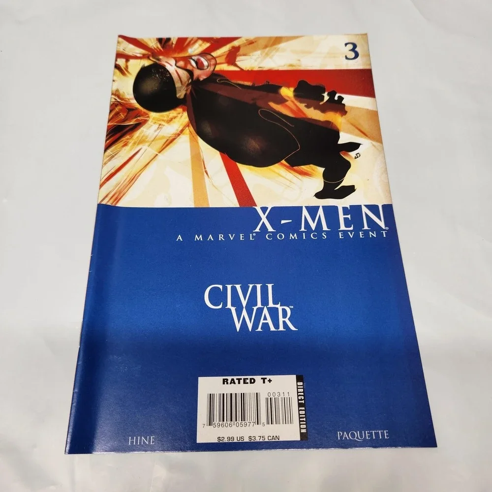 Marvel‎ Comics X-Men Civil War #1-4 2006 Comic Book Lot - Picture 3 of 5